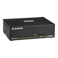 BLACK BOX SS2P-SH-DVI-U Secure KVM Desktop Switch Single Head DVI USB Control  