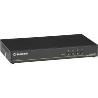 BLACK BOX SS4P-SH-DP-UCAC Secure KVM Desktop Switch Single Head DisplayPort TAA  