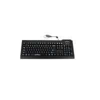 Seal Shield Silver Seal Glow Waterproof USB Keyboard US Black SSKSV207G