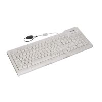 Seal Shield Medical Grade USB Keyboard White White SSWKSV207L