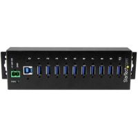 StarTech 10 Port USB 3.0 Hub (USB-A) - Metal Industrial Hub - ESD/Surge