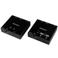 StarTech ST121USBHD HDMI over CAT6 Extender with 4-port USB Hub 165 ft