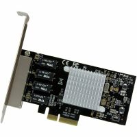 StarTech 4-Port Gigabit Network Card - PCIe Network Card, Intel I350 - ST4000SPEXI
