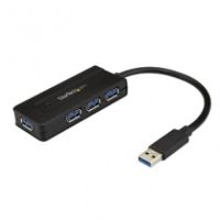StarTech 4 Port USB 3.0 Hub w/ Fast Charge - SuperSpeed 5Gbps USB-A Hub - USB Bus/Self Powered - ST4300MINI