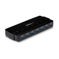 StarTech 7 Port USB 3.0 Hub 5Gbps 7x USB-A - Desktop - Bus/Self Powered - ST7300USB3B