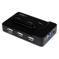StarTech 6 Port USB Hub w/ Fast Charge - USB 3.0/USB 2.0 - Self Powered - ST7320USBC
