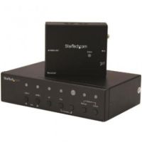 StarTech Multi-Input HDBaseT Extender with Built-in Switch - DisplayPort VGA and HDMI Over CAT5e or CAT6 - Up to 4K - STDHVHDBT