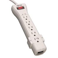 Eaton Tripp Lite Series SUPER7TEL15 Protect It! 7-Outlet Surge Protector, 15ft 4.57 m Cord, 2520 Joules, Fax/Modem Protection, RJ11