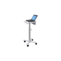 Ergotron StyleView cart - light-duty - notebook / barcode scanner - white, aluminum