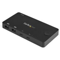StarTech 2 Port USB C KVM Switch 4K 60Hz HDMI Compact Dual Port UHD USB Type C Desktop Mini - SV211HDUC