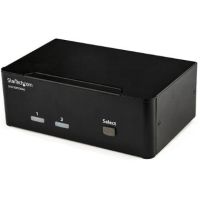 StarTech 2-Port 4K DisplayPort Dual-Monitor KVM Switch with Audio - SV231DPDDUA2