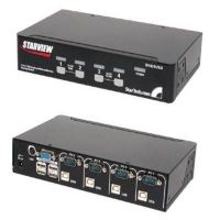 StarTech SV431USB 4 Port USB VGA KVM Switch w/USB Hub - Professional Desktop KVM