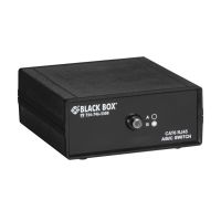 BLACK BOX SW1031A Desktop RJ45 3-to-1 CAT6 10G Ethernet Manual Switch  