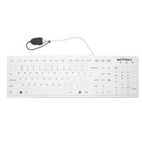 SEAL SHIELD SWK104 Seal Silk Pro Waterproof Silicone Keyboard White  