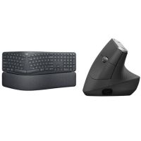 LOGITECH SYNMK860PK MK860 Ergonomic Wireless Keyboard Mouse Bundle  
