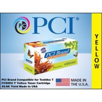 PCI T-FC505U-Y-PCI Toshiba T-FC505U-Y XL Yellow Toner Cartridge 33.6K Yield