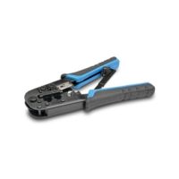 EATON TRIPP LITE SERIES T100-001 RJ11/RJ12/RJ45 CRIMPING TOOL WITH CABLE STRIPPER