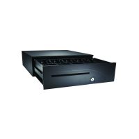 Apg 24V Heavy-Duty 16"x4.9"x16.8" Adjustable Cash Drawer Black T320-BL1616-U6