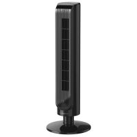Lasko 32" 3- Speed Oscillating Tower Fan with Timer and Remote Control, T32200, Black
