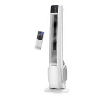 Lasko 38" Oscillating Tower Fan with Remote Control, T38400, White