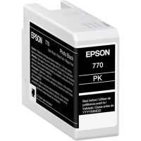 Epson T770120 UltraChrome PRO10 Photo Black Ink Cartridge (25mL)