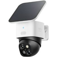 Eufy T81701W1 Security S340 Outdoor Pan & Tilt Dual Camera with Solar Panel
