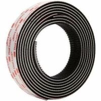 3M TB3550 Black 1" x 10ft Dual Lock Reclosable Fastener Mated Strip  