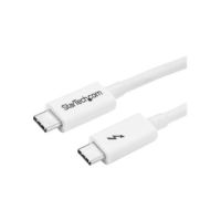 StarTech 3.3ft (1m) Thunderbolt 3 Cable, 20Gbps, 100W PD, 4K Video, Thunderbolt-Certified - TBLT3MM1MW