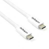 StarTech 6.6ft (2m) Thunderbolt 3 Cable, 20Gbps, 100W PD, 4K Video, Thunderbolt-Certified - TBLT3MM2MW