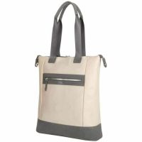 TARGUS TBO00206GL 15" Newport North-South Tote Tan Zipped Protective Cradle  