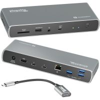 Plugable TBT4-UDX1 Thunderbolt 4 USB4 HDMI Dock, 96W Charging