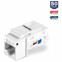 TRENDNET TC-K50C6 50-Pack CAT6 RJ-45 Keystone Jack