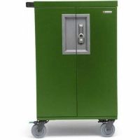 BRETFORD TCOREX36USBC-GRA 36x CoreX Cart Pre-Wired USB-C Grass Green Finish