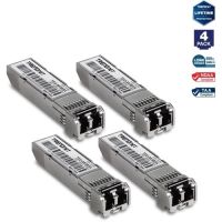 TRENDNET TEG-MGBSX/4 4-Pack SFP Multi-Mode LC Module Fiber Gigabit  