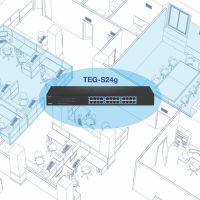 TRENDNET TEG-S24G GIGABIT GREENNET SWITCH 24PORT 