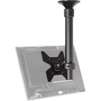 ATDEC TH-1040-CTS Ceiling Mount Medium Display Short Pole 55lb Capacity Black  