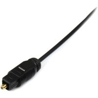StarTech 15 ft Thin Toslink Digital Optical SPDIF Audio Cable - THINTOS15
