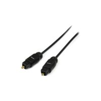 StarTech 6 ft Thin Digital Optical Audio Cable - Toslink Audio Cable - THINTOS6