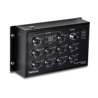 TRENDNET TI-XPG102 10-PORT INDUSTRIAL EN 50155 M12 GIGABIT POE+ RAILWAY SWITCH