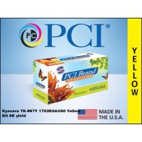 PCI TK897Y-PCI Kyocera TK-897Y TK-899Y 1T02K0AUS0 Yellow Toner 6K Pages Color