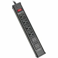EATON TLM446USBB Tripp Lite 4-Outlet Surge Protector 4 USB Ports 4.2A Shared Charging
