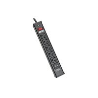 EATON TRIPP LITE SERIES TLM526USBB 5-OUTLET SURGE PROTECTOR WITH 2 USB PORTS