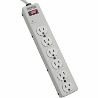 EATON TLM606HJ Tripp Lite 6-Outlet Surge Protector 6ft Heavy Duty Cord Protection