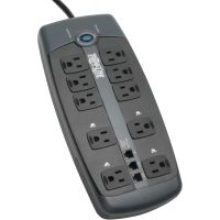 Eaton Tripp Lite TLP1008TEL Series Surge Protector 120V 10 Outlet RJ11 8' Cord 2395 Joule - surge protector