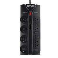 EATON TLP1208TEL Tripp Lite 12-Outlet Surge Protector 8ft Cord Telephone Compatible