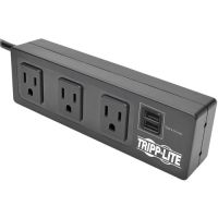 EATON TLP310USBS Tripp Lite 3-Outlet Surge Protector Mounting Bracket USB Charging