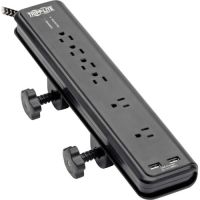 EATON TLP608DMUAM Safe-IT 6-Outlet Surge Protector 2 USB Charging Ports Diagnostic