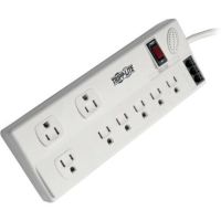 Tripp Lite TLP806TELTAA 8-Outlet Surge Protector with RJ11 (6', TAA)