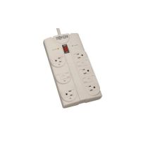 EATON TLP808 Tripp Lite 8-Outlet Surge Protector 8ft Cord Right Angle Outlets