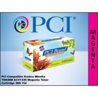 PCI TN626M-PCI Konica-Minolta TN626M ACV1330 Magenta Toner Cartridge 28,000 Pages